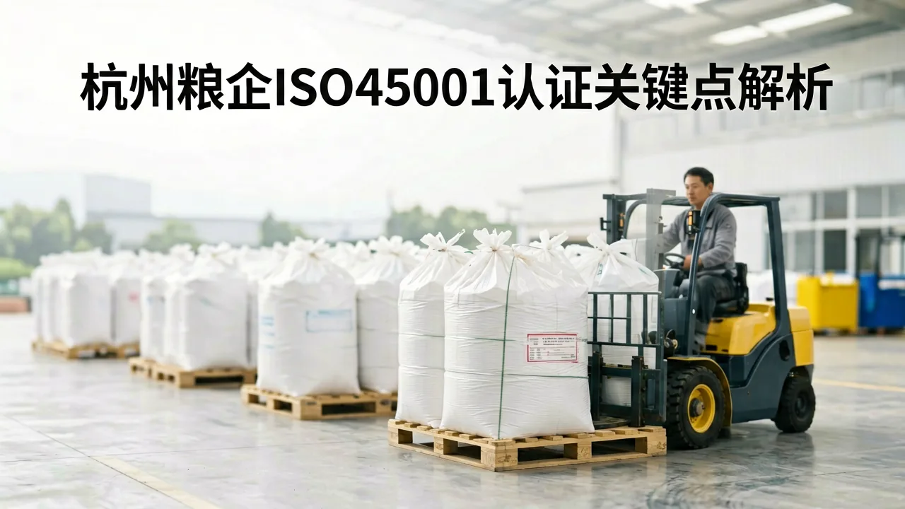 杭州粮企ISO45001认证关键点解析