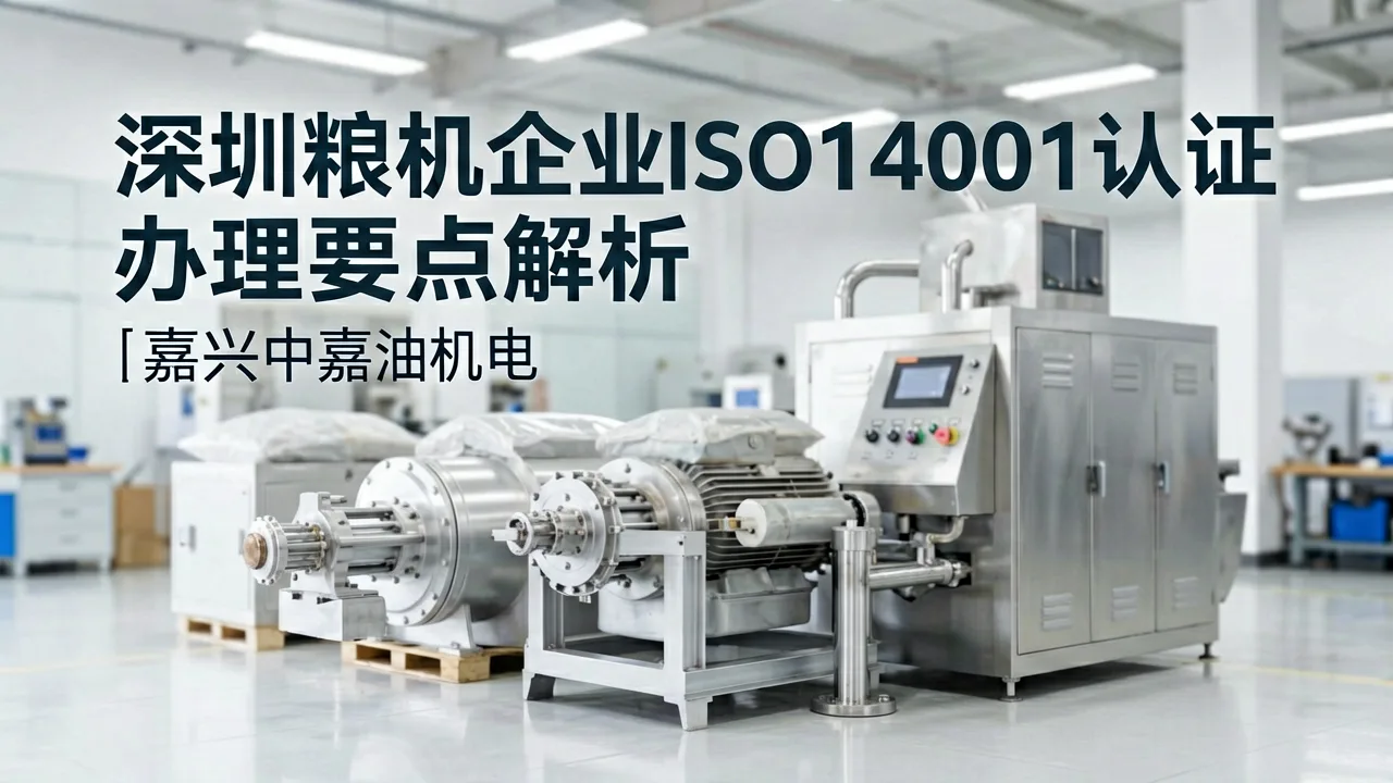 深圳粮机企业ISO14001认证办理要点解析